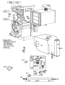 Fuel Tank,Sno-Gard,Primer parts for Briggs & Stratton Engine 190407-1623-99 from AppliancePartsPros.com