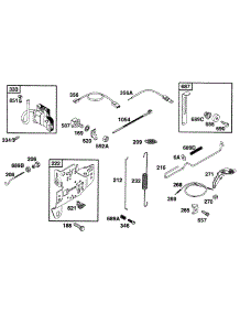 Controls, Elect parts for Briggs & Stratton Engine 190412-6153-01 from AppliancePartsPros.com