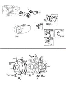 Gear Case, Mufflers & Parts parts for Briggs & Stratton Engine 190432-1655-99 from AppliancePartsPros.com