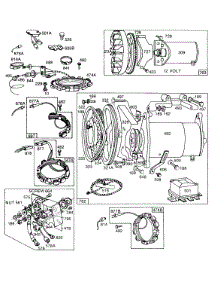 Electric Starters parts for Briggs & Stratton Engine 190451-1677-99 from AppliancePartsPros.com