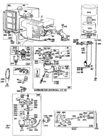 Carb Assy,Fuel Tank, A / C parts for Briggs & Stratton Engine 191431-0135-99 from AppliancePartsPros.com
