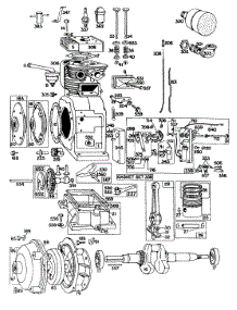 Cyl, Piston, Muffler, Crnkcse parts for Briggs & Stratton Engine 191431-0135-99 from AppliancePartsPros.com