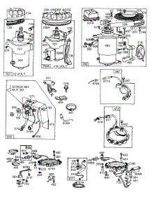 Electric Starter,Alternators parts for Briggs & Stratton Engine 191707-0651-99 from AppliancePartsPros.com