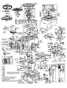 Cyl, Sump, Piston,Controls parts for Briggs & Stratton Engine 191707-0695-99 from AppliancePartsPros.com