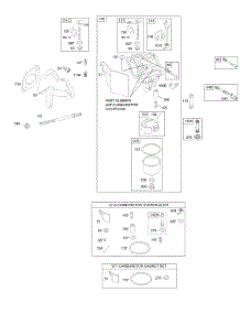 Carburetor parts for Briggs & Stratton Engine 192417-1203-E1 from AppliancePartsPros.com