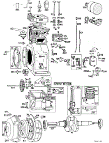 Cyl, Piston, Muffler, Crnkcse parts for Briggs & Stratton Engine 193431-0154-99 from AppliancePartsPros.com