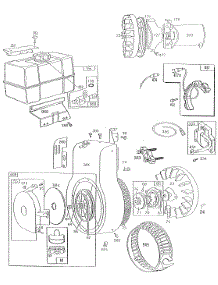 Blower Hsg,Rewind,Fuel Tank parts for Briggs & Stratton Engine 194412-0123-99 from AppliancePartsPros.com