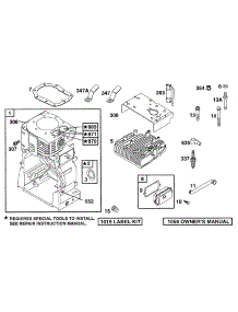 Cylinder, Head parts for Briggs & Stratton Engine 194417-1122-99 from AppliancePartsPros.com