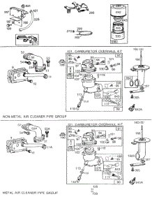 Carburetor Assemblies,A / C parts for Briggs & Stratton Engine 195431-0156-01 from AppliancePartsPros.com