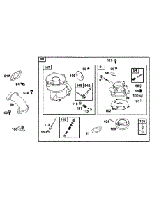 Carburetor Assy parts for Briggs & Stratton Engine 195432-0789-99 from AppliancePartsPros.com