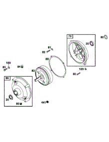 Gear Reducer Assy parts for Briggs & Stratton Engine 195432-1070-07 from AppliancePartsPros.com