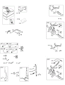 Controls, Fuel Tank Group, Governor Springs parts for Briggs & Stratton Engine 197412-0124-02 from AppliancePartsPros.com