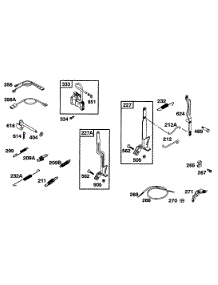 Electrical parts for Briggs & Stratton Engine 19A412-0601-A1 from AppliancePartsPros.com