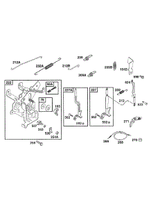 Controls parts for Briggs & Stratton Engine 19B412-0123-01 from AppliancePartsPros.com