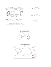 Alternators, Engine / Valve Gasket Sets parts for Briggs & Stratton Engine 19E417-0120-02 from AppliancePartsPros.com