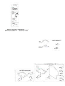 Alternator, Wires, Engine / Valve Gasket Sets parts for Briggs & Stratton Engine 19G412-0129-01 from AppliancePartsPros.com