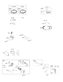 Alternator, Ignition, Electric Starter parts for Briggs & Stratton Engine 19H252-0118-H1 from AppliancePartsPros.com
