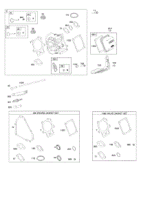 Cylinder Head, Gasket Set - Engine, Gasket Set - Valve parts for Briggs & Stratton Engine 19H252-0118-H1 from AppliancePartsPros.com