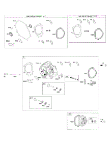 Cylinder Head, Gasket Sets parts for Briggs & Stratton Engine 19J137-0004-F1 from AppliancePartsPros.com