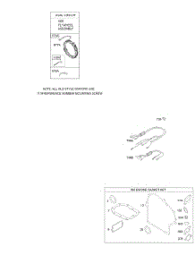 Alternators / Gaskets parts for Briggs & Stratton Engine 19K432-0115-01 from AppliancePartsPros.com