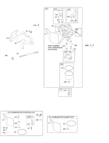 Carburetor Group parts for Briggs & Stratton Engine 19K432-0115-01 from AppliancePartsPros.com