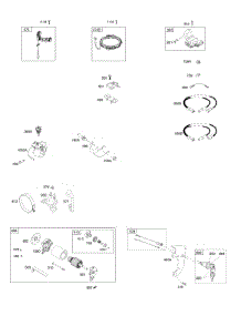 Ignition, Alternator, Electric Starter, Electrical parts for Briggs & Stratton Engine 19L132-0111-F1 from AppliancePartsPros.com