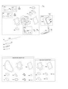 Cylinder Head, Gasket Set - Engine, Gasket Set -Valve parts for Briggs & Stratton Engine 19L237-0317-F1 from AppliancePartsPros.com