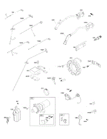 Alternator, Armature, Electrical System, Ignition, Spark Plug parts for Briggs & Stratton Engine 19N132-0019-F1 from AppliancePartsPros.com