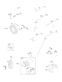 Alternator, Electrical System, Ignition parts for Briggs & Stratton Engine 19T132-0009-H1 from AppliancePartsPros.com