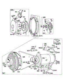 Electric Starter,Rewind parts for Briggs & Stratton Engine 200431-0179-99 from AppliancePartsPros.com
