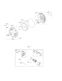 Electric Starter, Gear Reduction parts for Briggs & Stratton Engine 201312-0111-E9 from AppliancePartsPros.com