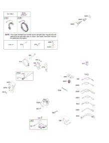 Alternator, Ignition parts for Briggs & Stratton Engine 201317-0163-E9 from AppliancePartsPros.com