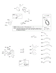 Alternator, Ignition parts for Briggs & Stratton Engine 203432-0130-E1 from AppliancePartsPros.com