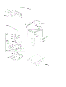 Controls, Governor Spring parts for Briggs & Stratton Engine 203432-0134-E1 from AppliancePartsPros.com