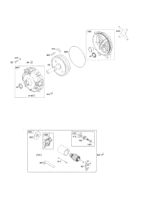 Electric Starter, Gear Reduction parts for Briggs & Stratton Engine 204312-0125-B1 from AppliancePartsPros.com