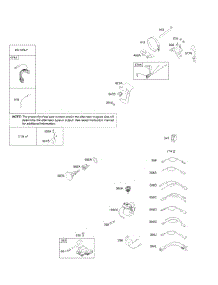 Alternator, Ignition parts for Briggs & Stratton Engine 204312-1162-E9 from AppliancePartsPros.com