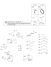 Alternator, Ignition parts for Briggs & Stratton Engine 204437-0110-E1 from AppliancePartsPros.com