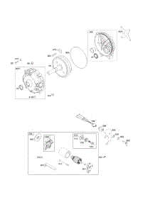 Electric Starter, Gear Reduction parts for Briggs & Stratton Engine 205332-1171-E9 from AppliancePartsPros.com