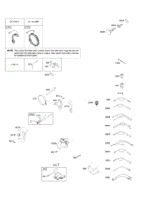 Alternator, Ignition parts for Briggs & Stratton Engine 205352-0122-B1 from AppliancePartsPros.com