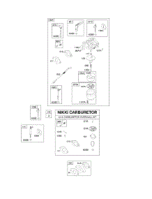 Carburetor, Kit - Carburetor Overhaul parts for Briggs & Stratton Engine 207432-0122-E1 from AppliancePartsPros.com