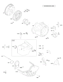 Blower Housing / Shrouds, Flywheel parts for Briggs & Stratton Engine 20C114-0270-E1 from AppliancePartsPros.com