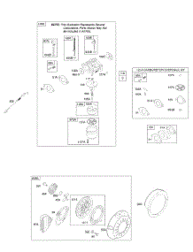 Carburetor, Kit - Carburetor Overhaul, Rewind Starter parts for Briggs & Stratton Engine 20D414-0017-E1 from AppliancePartsPros.com