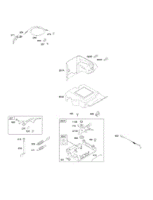 Controls, Governor Spring parts for Briggs & Stratton Engine 20D414-0111-E1 from AppliancePartsPros.com