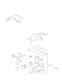 Controls, Governor Spring parts for Briggs & Stratton Engine 20E414-0163-E1 from AppliancePartsPros.com