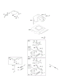 Controls, Governor Spring parts for Briggs & Stratton Engine 20F437-0114-E1 from AppliancePartsPros.com