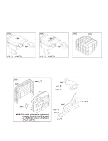 Exhaust System parts for Briggs & Stratton Engine 20G414-0368-E1 from AppliancePartsPros.com