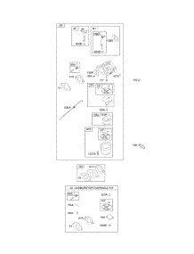 Carburetor, Kit - Carburetor Overhaul parts for Briggs & Stratton Engine 20L132-0111-F1 from AppliancePartsPros.com
