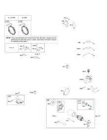 Alternator, Electric Starter, Ignition parts for Briggs & Stratton Engine 20L235-0114-G1 from AppliancePartsPros.com
