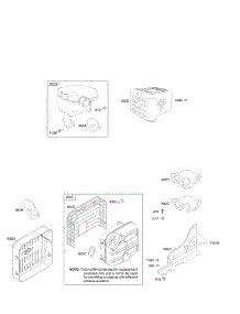 Exhaust System parts for Briggs & Stratton Engine 20L235-0114-G1 from AppliancePartsPros.com