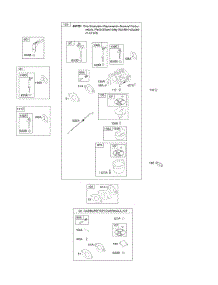 Carburetor, Kit - Carburetor Overhaul parts for Briggs & Stratton Engine 20L237-0110-G1 from AppliancePartsPros.com